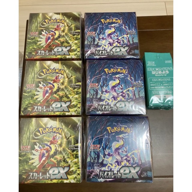 人気商品】 ポケモンカード バイオレットex box シュリンク付き 未開封