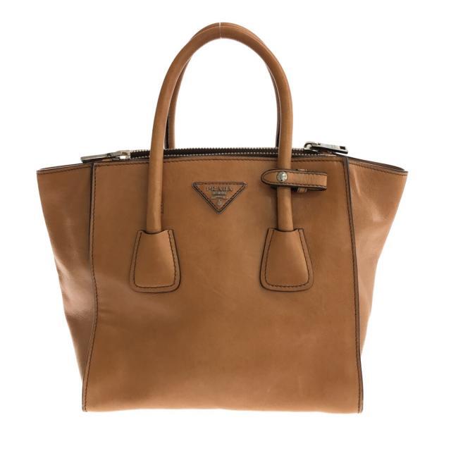 代引可】 トートバッグ プラダ - PRADA - レザー ブラウン トート