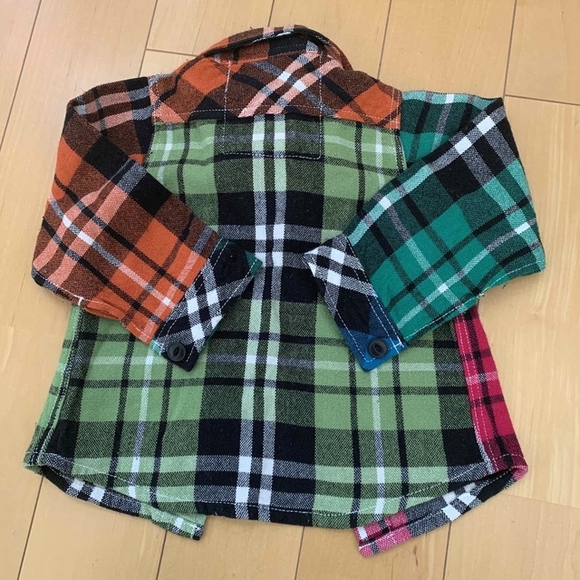 ネルシャツ  90cm キッズ/ベビー/マタニティのキッズ服男の子用(90cm~)(ブラウス)の商品写真