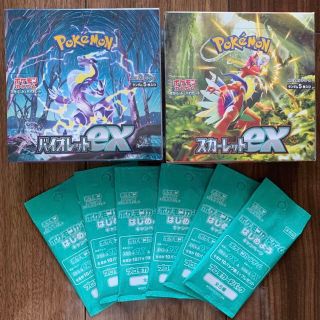 ポケモン(ポケモン)のポケモンカード スカーレットex バイオレットex 各2BOX シュリンク付き (Box/デッキ/パック)