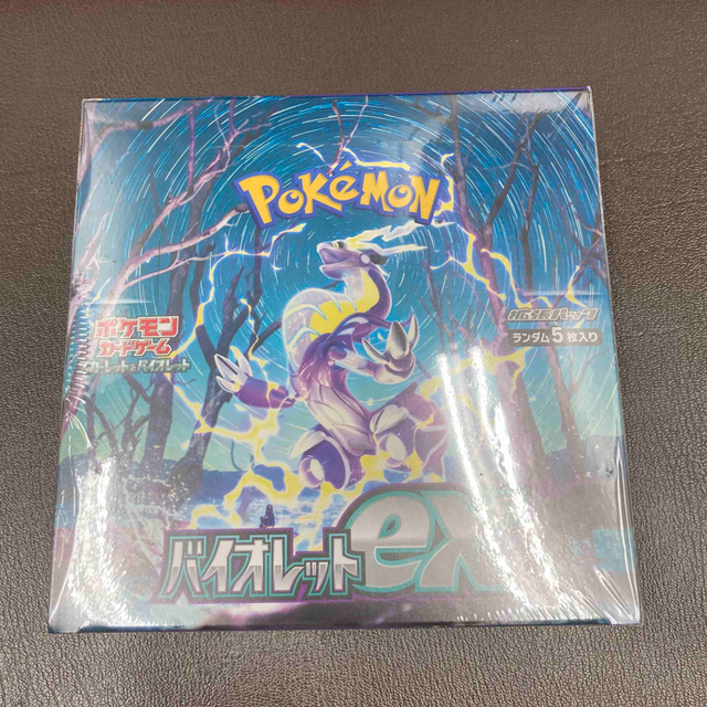 人気商品】 ポケモンカード バイオレットex box シュリンク付き 未開封