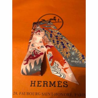 エルメス(Hermes)の新品　エルメス　ツイリー   オルウェスの魅力に誘われて(バンダナ/スカーフ)