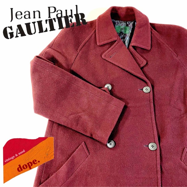 Jean-Paul GAULTIER(ジャンポールゴルチエ)の▼ JEAN PAUL GAULTIER Bordeaux JKT ▼ レディースのジャケット/アウター(ピーコート)の商品写真