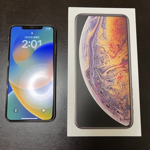 【再値下げ中】iPhone XS Max 64GB ゴールド SIMフリー