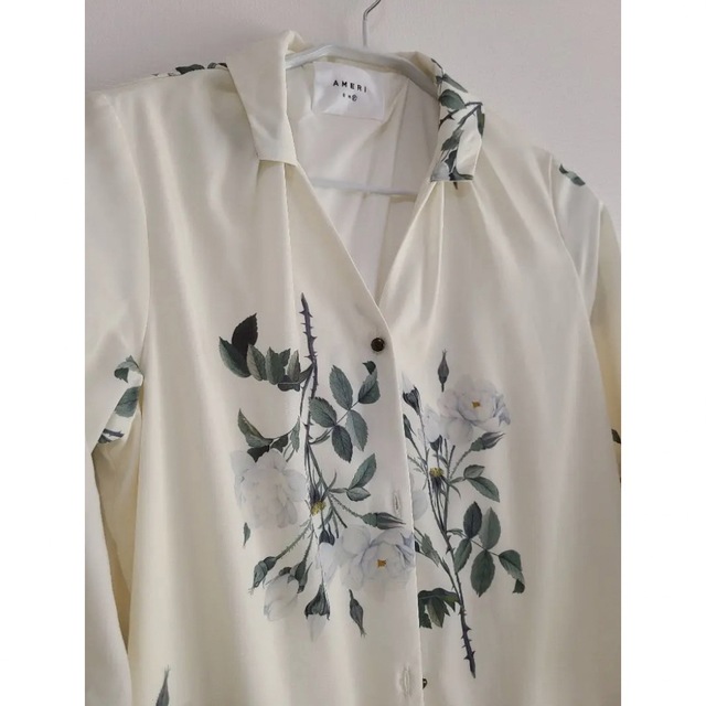 Ameri VINTAGE(アメリヴィンテージ)のAmeri アメリ 花柄ワンピース　POSIE SHIRTS DRESS レディースのワンピース(ロングワンピース/マキシワンピース)の商品写真