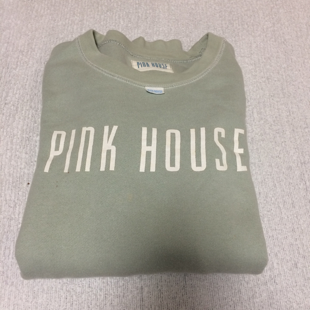 PINK HOUSE(ピンクハウス)のピンクハウス トレーナー 薄い緑色 お値下げ中 レディースのトップス(トレーナー/スウェット)の商品写真