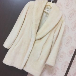 スナイデル(SNIDEL)の【大幅値下げ】snidel ♡ vintage風ファーコート(毛皮/ファーコート)