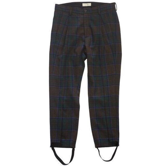 JieDa ジエダ PLAID TUCK PANTS パンツ サイズ2 激安ブランド 51.0