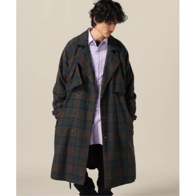 ジエダ plaid coat サイズ2 jieda JIEDA - チェスターコート