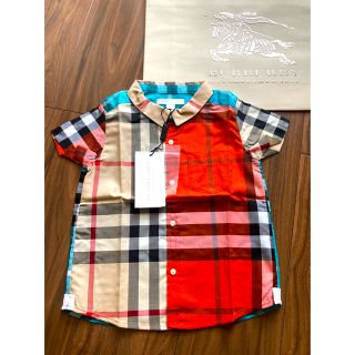 バーバリー(BURBERRY)の新品タグ付き　バーバリー　カラフルチェックシャツ　チェックシャツ(Tシャツ/カットソー)