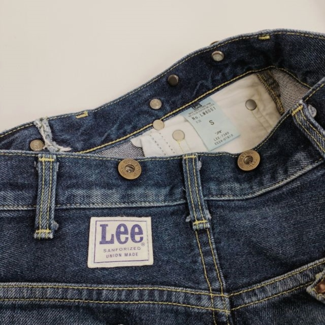 Lee(リー)のLee ロガーパンツ lm6051 サイズS 加工 デニムパンツ ブルー ユニセックス リー【中古】3-0108G♪ レディースのパンツ(デニム/ジーンズ)の商品写真