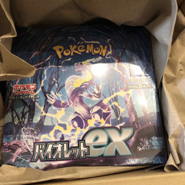 ポケモン - ポケモンカード　スカーレット&バイオレット拡張パック　バイオレットex BOX
