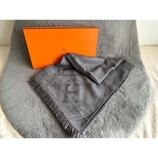 エルメス(Hermes)のエルメス　カシミヤ　シルク　ニューリブリス　ストール(ストール/パシュミナ)