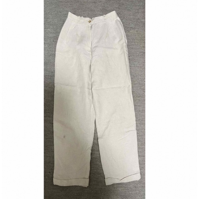日本販売 ラルフローレン ワイドレッグ ヘンプ パンツ 白 2 data