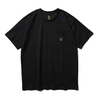 ニードルス(Needles)のtシャツ　黒　 l 　ブラック　パピヨン　新品 needles(Tシャツ/カットソー(半袖/袖なし))