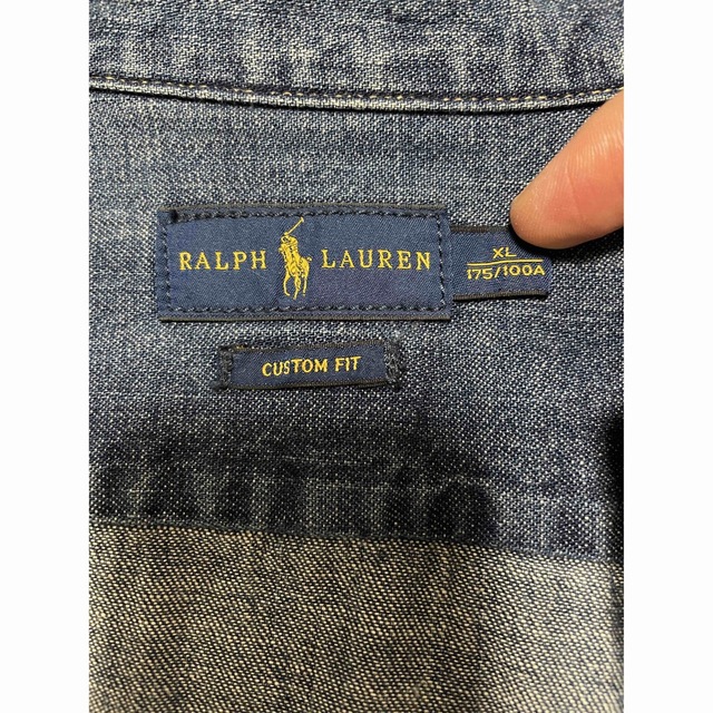 POLO RALPH LAUREN(ポロラルフローレン)の最終値下げPOLO RALPHLAUREN  ポロ ラルフローレン デニムシャツ メンズのトップス(シャツ)の商品写真