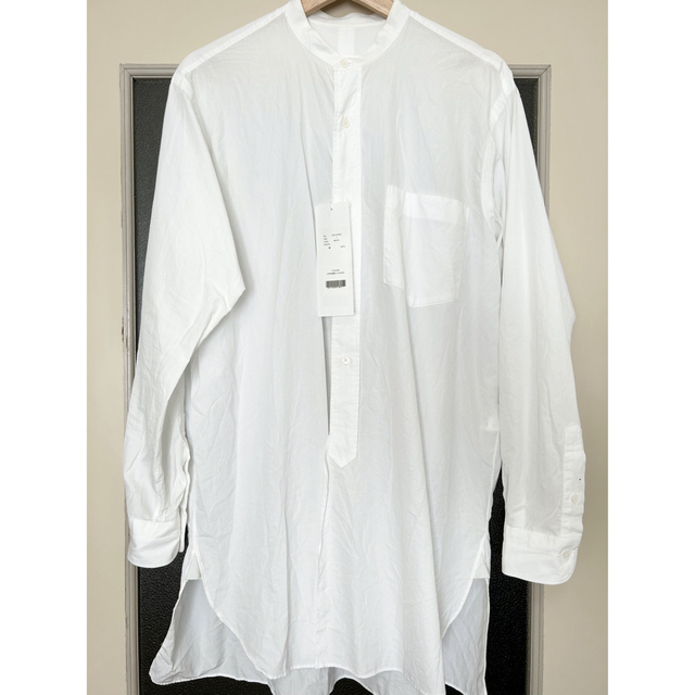 COMOLI(コモリ)の21aw comoli コモリ　バンドカラーシャツ　ホワイト 1 メンズのトップス(シャツ)の商品写真