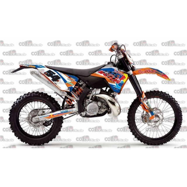 08-11 KTM EXC EXCF XCW XCF デカール co2