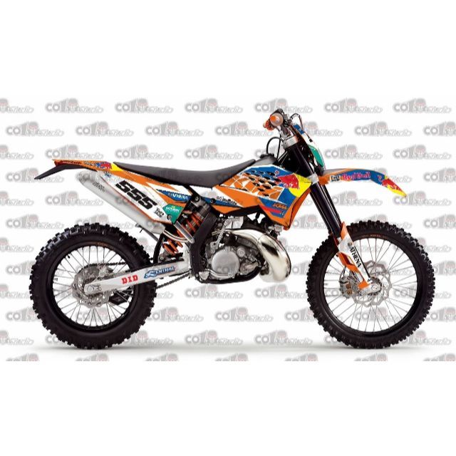 08-11 KTM EXC EXCF XCW XCF デカール co2