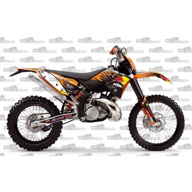 自動車/バイク08-11 KTM EXC EXCF XCW XCF デカール co4