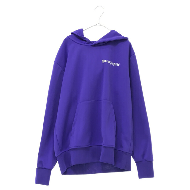 Palm Angels パームエンジェルス 18AW Hooded Jersey Track Sweatshirt  Purple フーデッドジャージトラックパーカー  パープル PMBD043F22FAB0023703