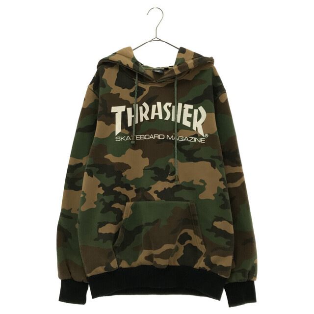 THRASHER - THRASHER スラッシャー カモフラ柄フロントロゴプル ...