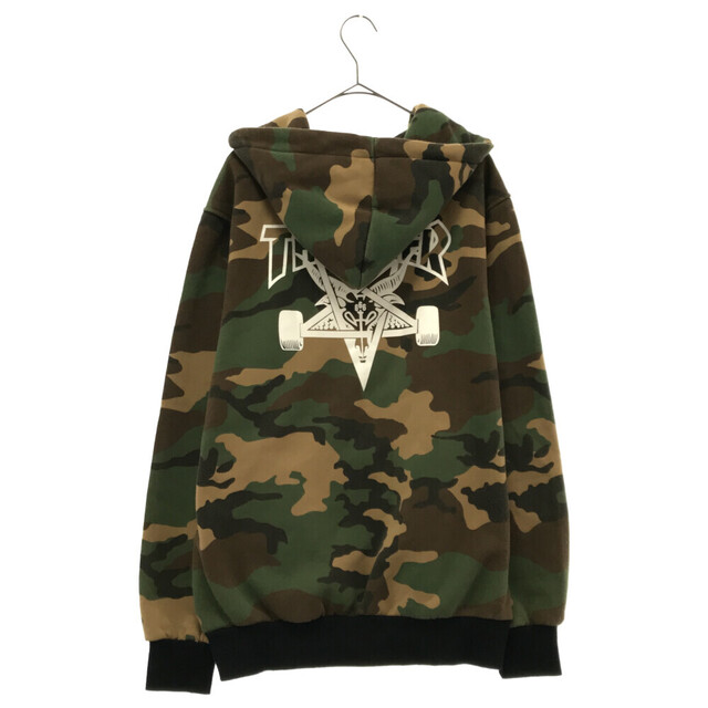 THRASHER - THRASHER スラッシャー カモフラ柄フロントロゴプル ...
