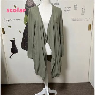 スカラー(ScoLar)の#745 scolar スカラー カーキ 薄手アウター(その他)