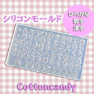 文字抜き ひらがな・数字・漢字 シリコンモールド(その他)