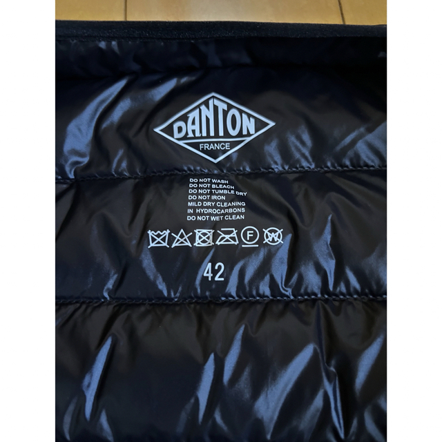 ダントン ダウンインナージャケット ブラック size 42 ダントン ダウンインナージャケット ブラック size 42