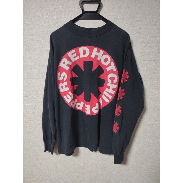 【値下げ不可】古着 90s Red Hot Chili Peppers ロンＴ メンズのトップス(Tシャツ/カットソー(七分/長袖))の商品写真