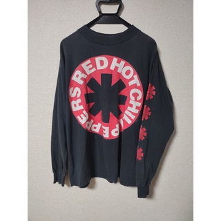 【値下げ不可】古着 90s Red Hot Chili Peppers ロンＴ(Tシャツ/カットソー(七分/長袖))