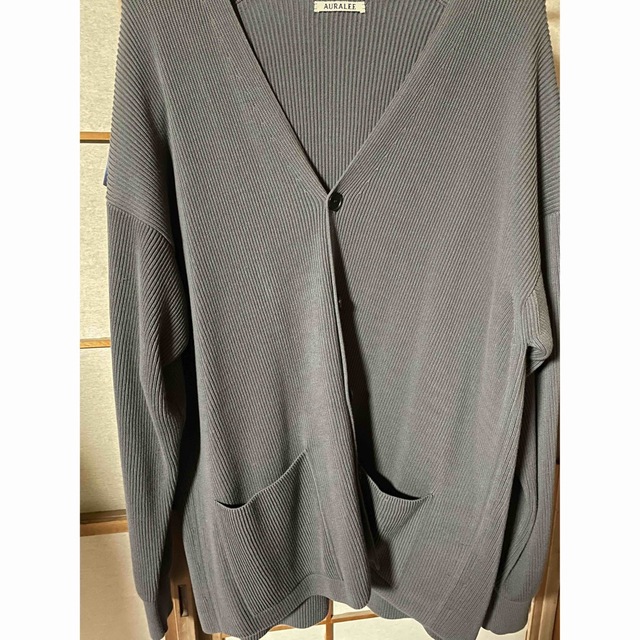 AURALEE 22SS リブニットカーディガン gestao.saneecos.com.br