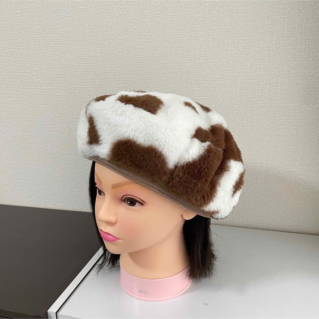 RETRO GIRL(レトロガール)の【RETRO GIRL】柄アソードベレー帽 レディースの帽子(ハンチング/ベレー帽)の商品写真