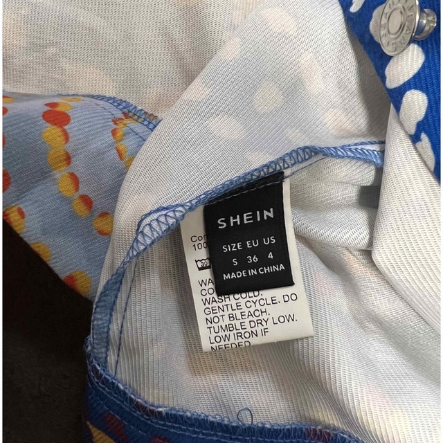 SHEIN カラフルジャケット シャツジャケット 薄手 派手 ダンス衣装 レディースのジャケット/アウター(その他)の商品写真