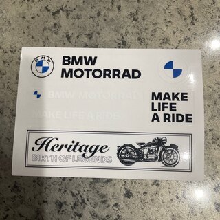 ビーエムダブリュー(BMW)のBMW MOTORRAD ステッカー　シール　モトラッド　デカール　非売品(ステッカー)