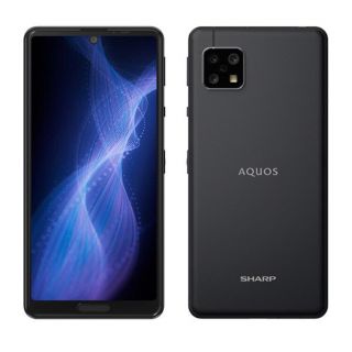 アクオス(AQUOS)のAQUOS sense5G ブラック 64GB SIMフリー (スマートフォン本体)