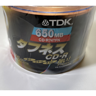 ティーディーケイ(TDK)の【新品】TDK タフネスCD-R 650MB 50枚スピンドル(その他)