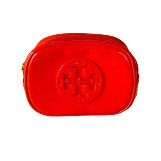 トリーバーチ(Tory Burch)のトリーバーチ TORY BURCH  ポーチ　メイクポーチ　 オレンジ系 (ポーチ)