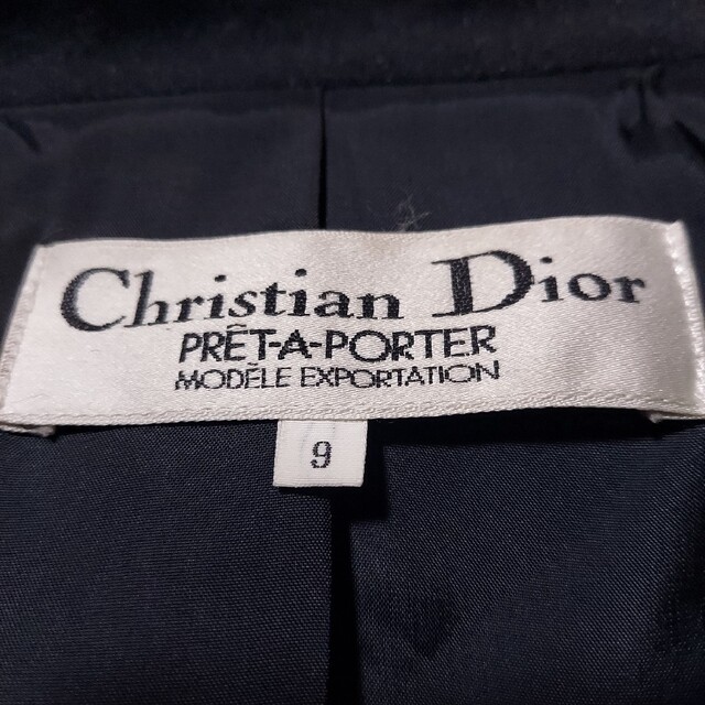 ChristianDior カシミアアンゴラウールWコートPコート gestao.saneecos