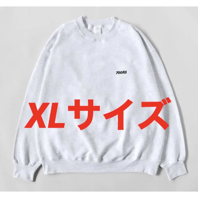 スウェットXL 700FILL 刺繍 Logo Crewneck Sweatshirt