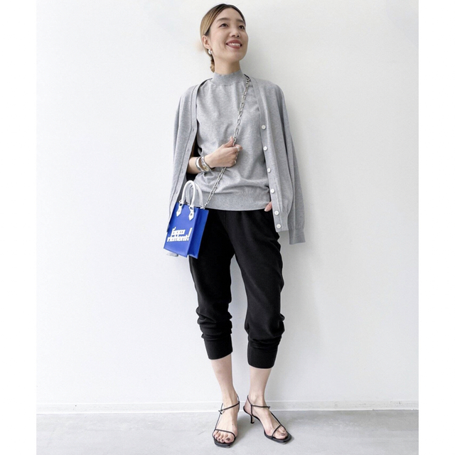 L'Appartement DEUXIEME CLASSE(アパルトモンドゥーズィエムクラス)の【Americana/アメリカーナ】Sweat Pants(BLACK) レディースのパンツ(カジュアルパンツ)の商品写真