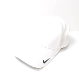 ナイキ(NIKE)の美品 NIKE ナイキ Legacy91 DRI-FIT 6パネルキャップ 1点 ホワイト ポリエステル他 スポーツジム ゴルフ トレーニング レディース AY3166C (キャップ)