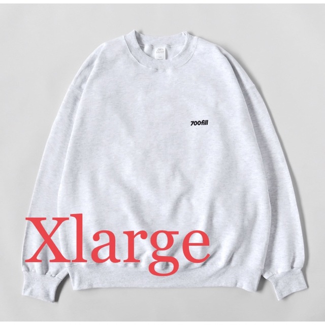 700FILL Embroidered Small Payment スウェット