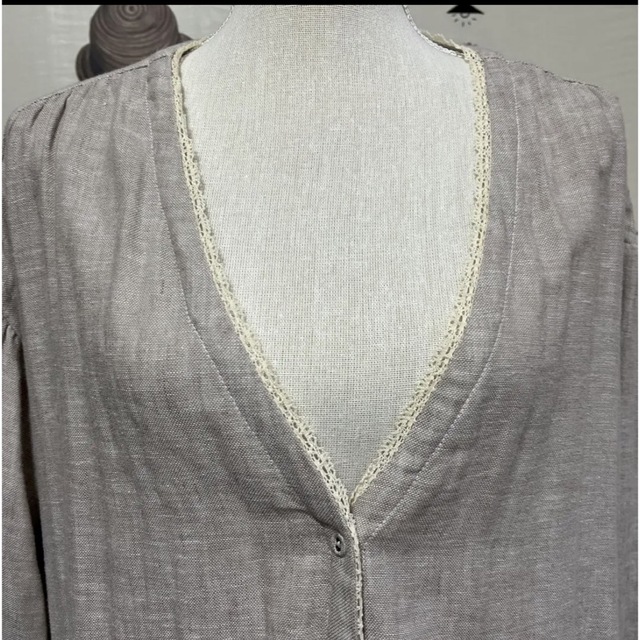 SM2(サマンサモスモス)の#220 サマンサモスモス グレージュ？可愛い羽織 レディースのジャケット/アウター(その他)の商品写真