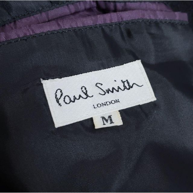 【paul smith】ウール ステンカラー コート ブラック