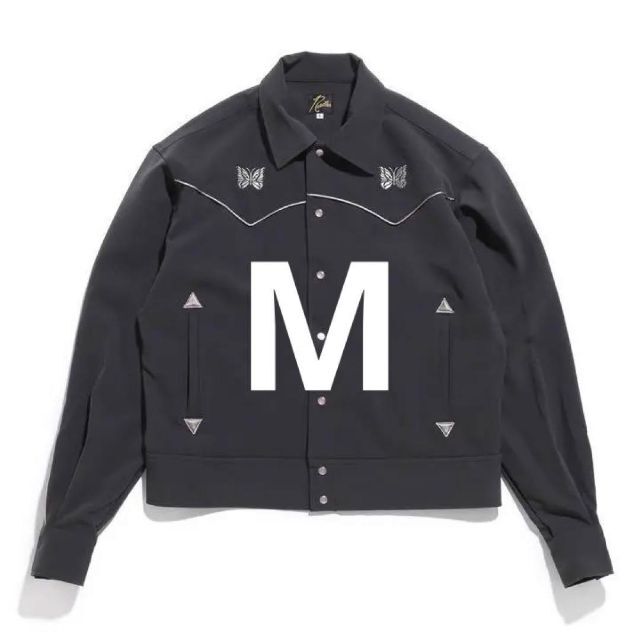 cowboy jacket M  グレー　パープル　ブラック　ホワイト