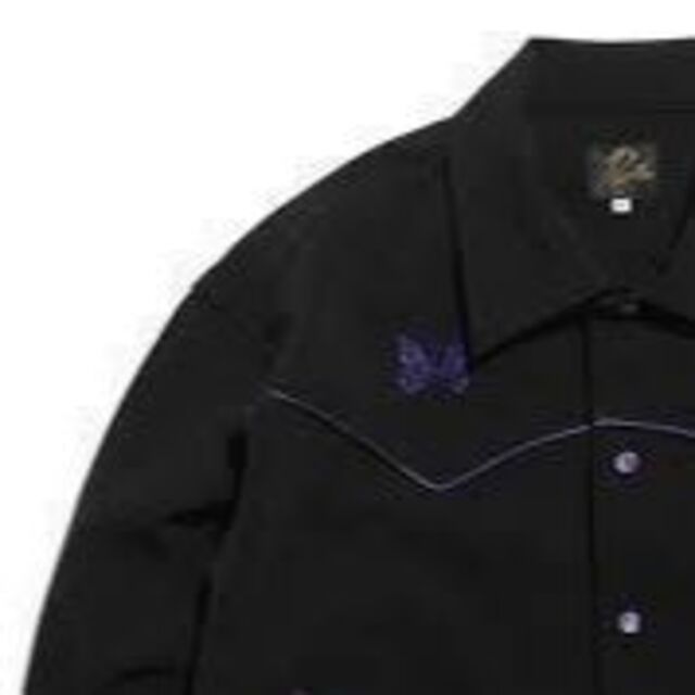 cowboy jacket M ブラック　パープル 5