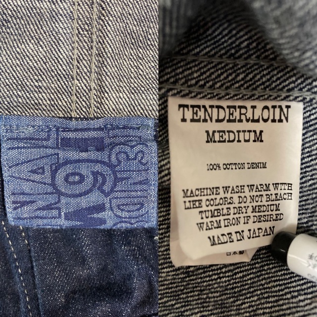 Tenderloin "Lee" parody Tee denim jacket