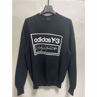 ワイスリー(Y-3)の超美品！ Y-3 TECH KNIT CREW SWEATER(BK)(ニット/セーター)